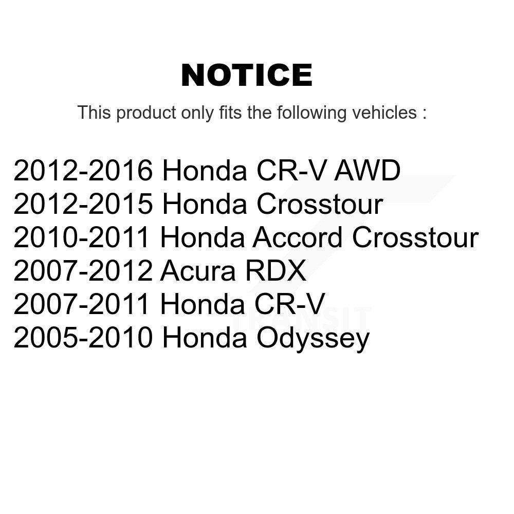 Front Brake Caliper Left Right Side Kit For Honda CR-V Odyssey Acura RDX Accord Crosstour KBC-100207 - Image 2