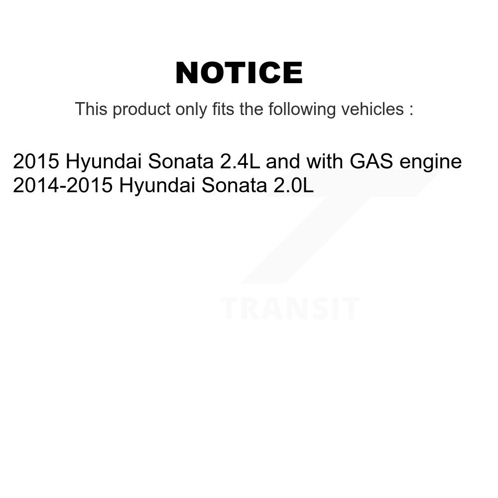 Front Disc Brake Caliper Left Right Side (Driver Passenger) Kit For Hyundai Sonata KBC-100215 - Image 2