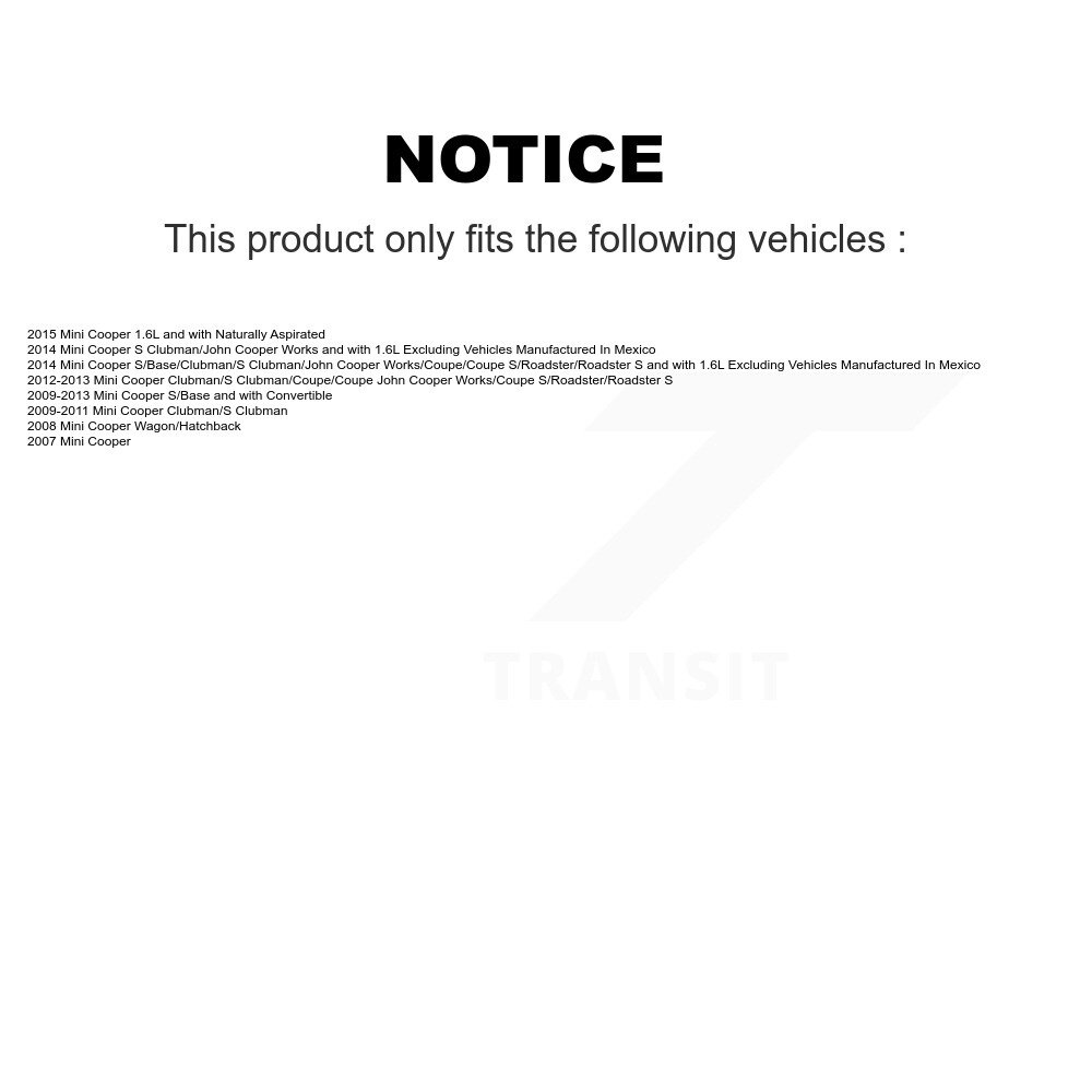 Rear Disc Brake Caliper Assembly Left Right Side (Driver Passenger) Kit For Mini Cooper KBC-100323 - Image 2