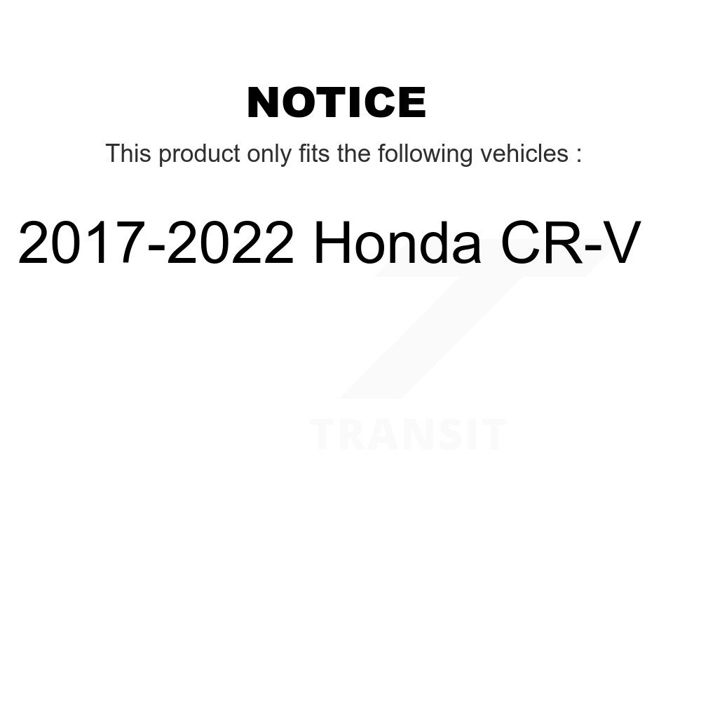 Rear Disc Brake Caliper Left Right Side (Driver Passenger) Kit For 2017-2022 Honda CR-V KBC-100373 - Image 2