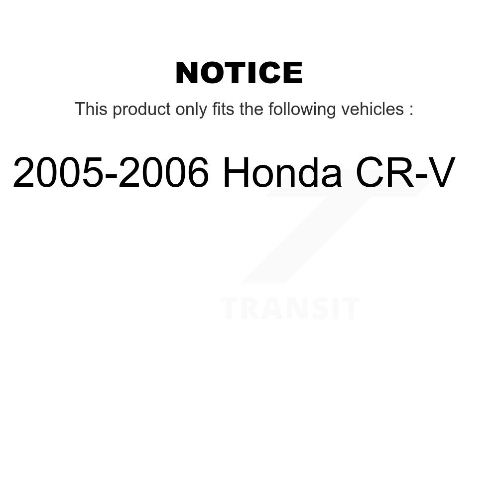 Rear Disc Brake Caliper Left Right Side (Driver Passenger) Kit For 2005-2006 Honda CR-V KBC-100451 - Image 2