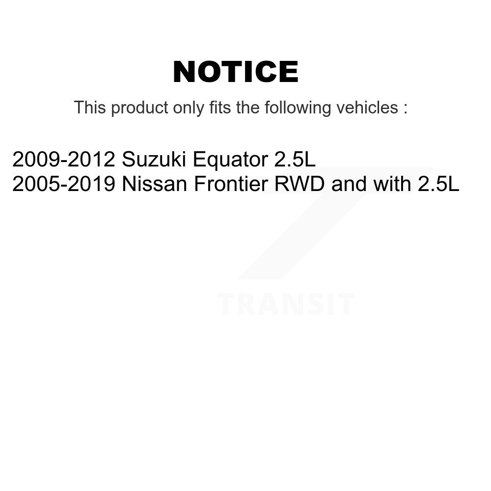 Front Rear Disc Brake Caliper Left Right Side Kit For Nissan Frontier Suzuki Equator KBC-100471 - Image 2