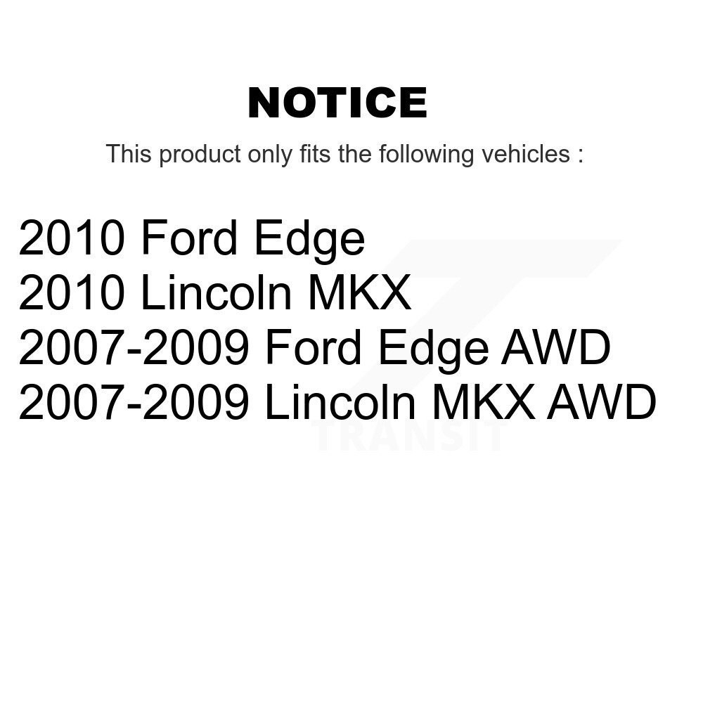 Front Disc Brake Caliper Rotors And Ceramic Pads Kit For Ford Edge Lincoln MKX KC8-100124C - Image 2