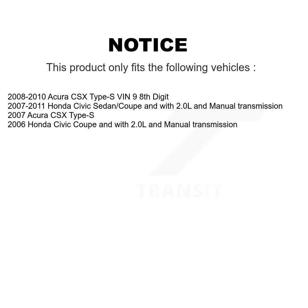 Front CV Axle Drive Shaft Complete Assembly Kit For Honda Civic Acura CSX KCV-100010 - Image 2