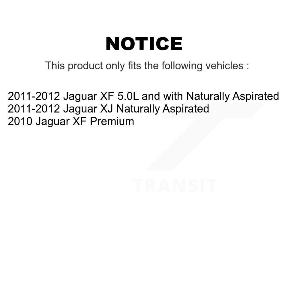 Front Ceramic Disc Brake Pads And Wear Sensor Pairs Kit For Jaguar XF XJ KCW-101169 - Image 2