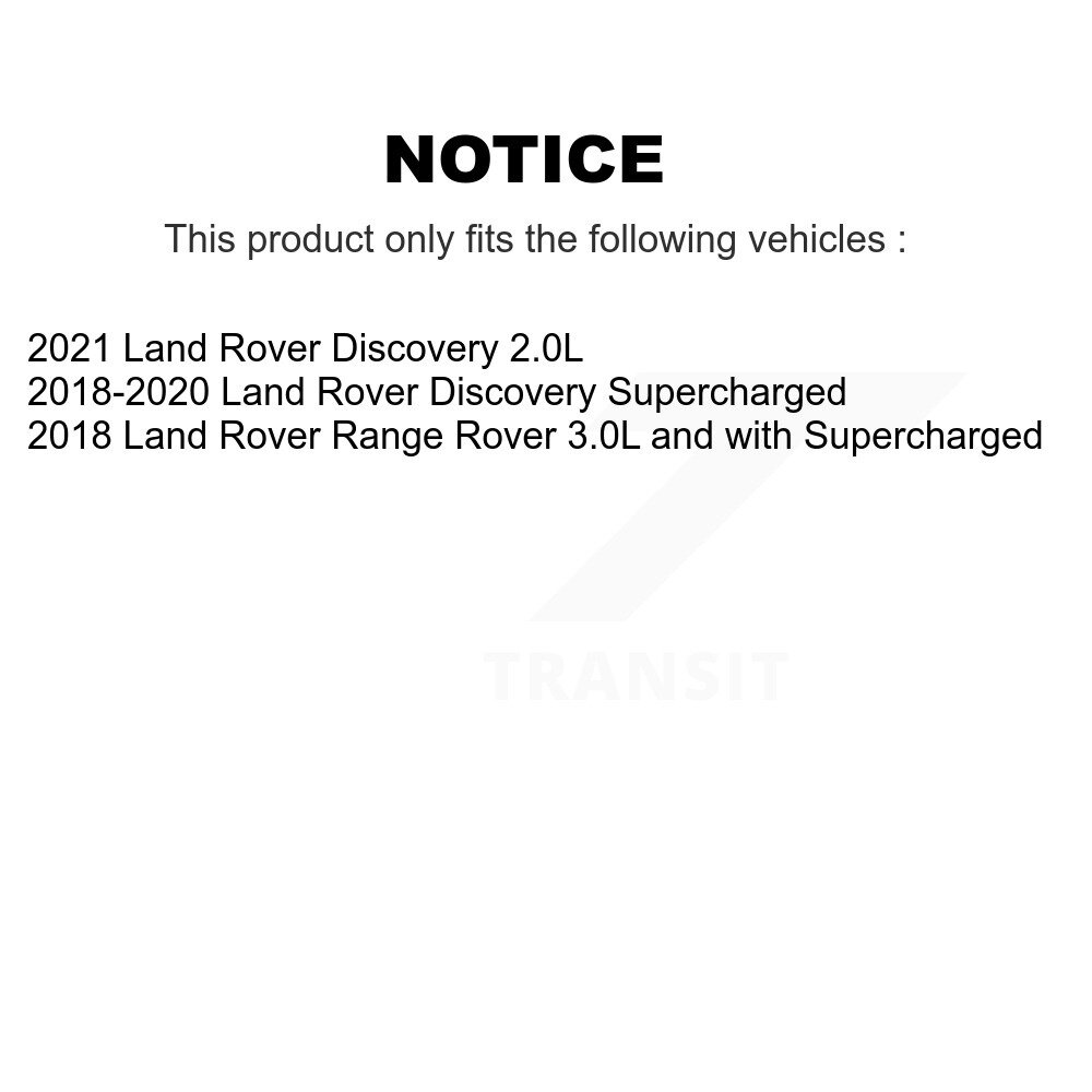 Front Rear Ceramic Brake Pads Kit For Land Rover Discovery Range KCX-100602 - Image 2
