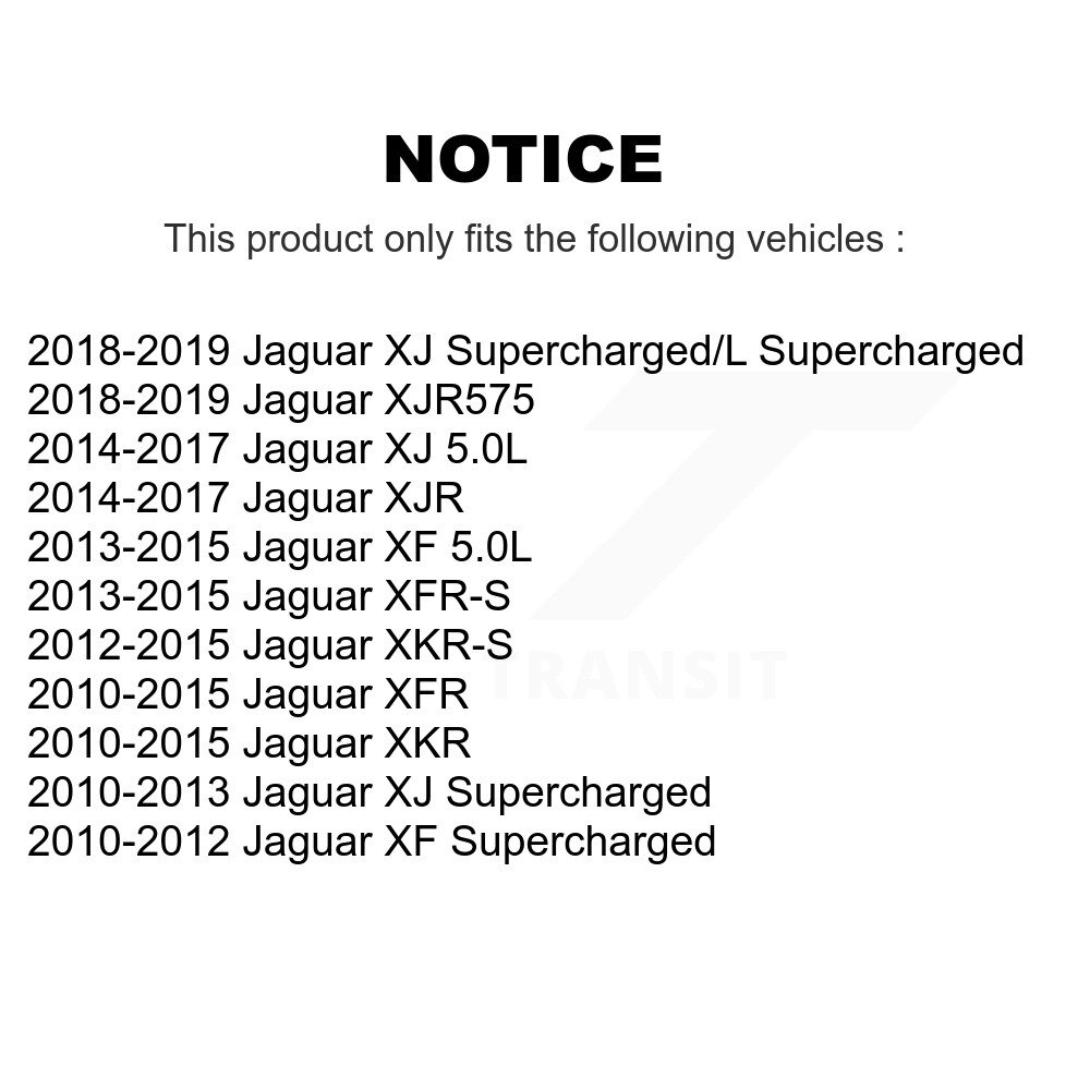 Rear Coated Disc Brake Rotors Pair For Jaguar XF XJ XKR XFR XKR-S XFR-S XJR XJR575 KG-101654 - Image 2