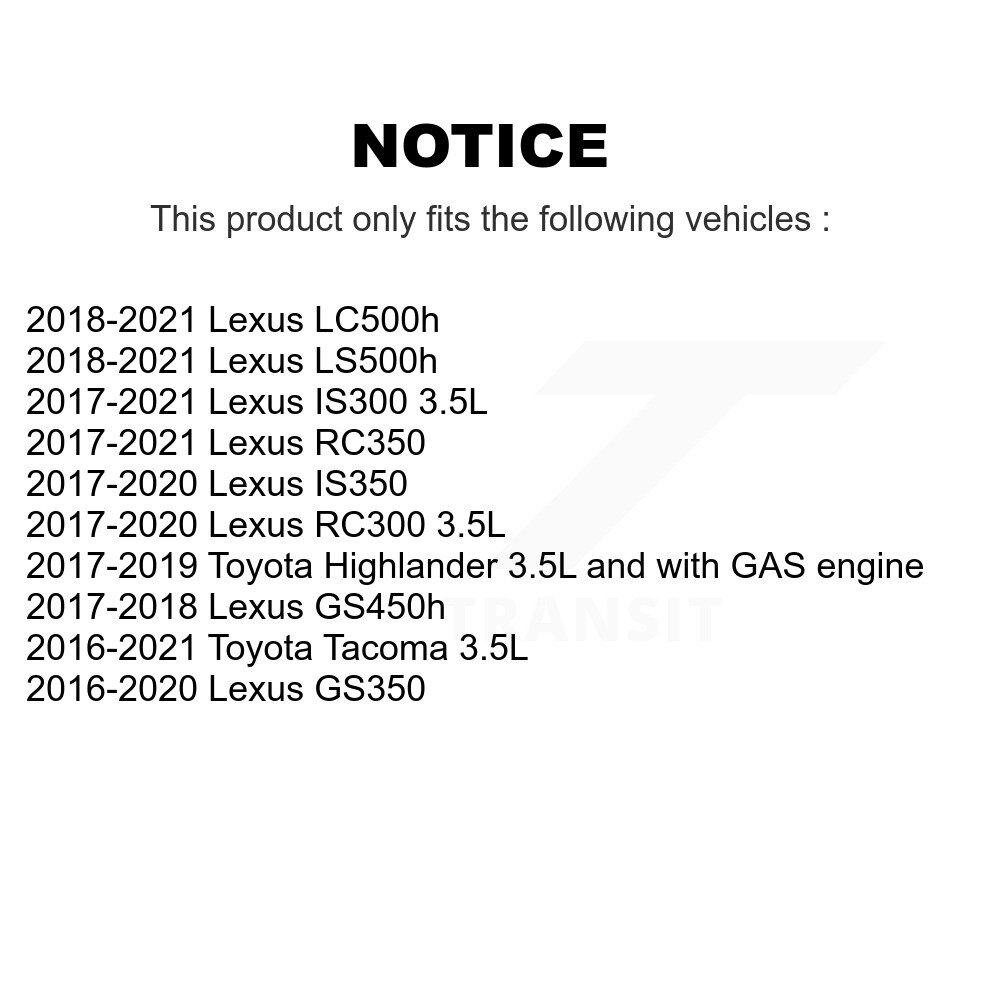 Ignition Coil (2 Pack) For Toyota Tacoma Highlander Lexus IS300 IS350 GS350 RC350 RC300 KMP-100004 - Image 2