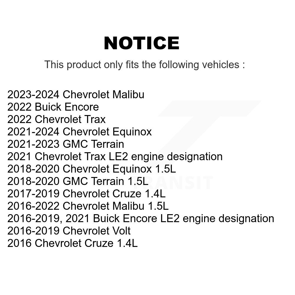 Ignition Coil (2 Pack) For Chevrolet Cruze Equinox Buick Encore GMC Terrain Malibu Volt KMP-100070 - Image 2