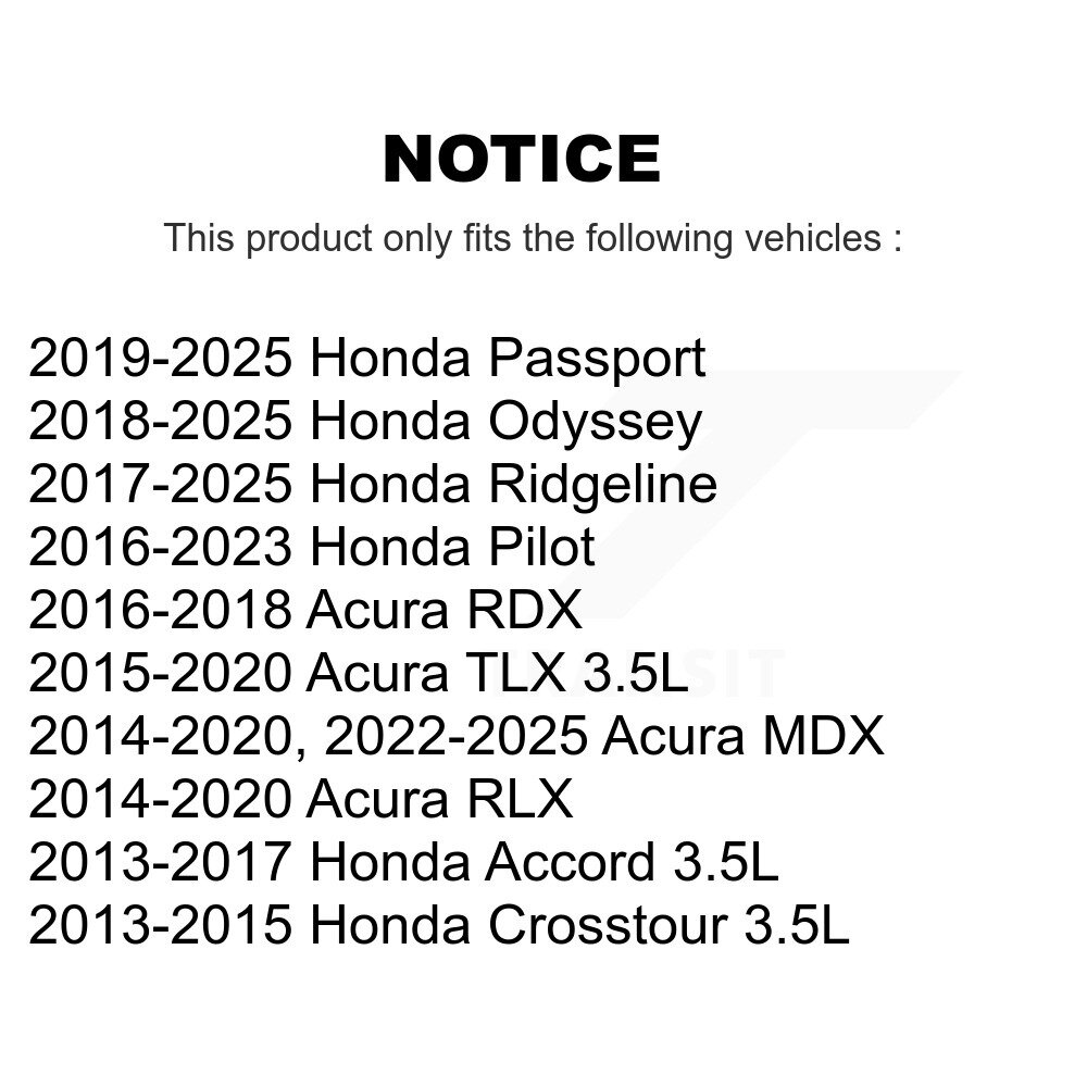 Ignition Coil (2 Pack) For Honda Accord Acura Pilot MDX Odyssey TLX Ridgeline Passport KMP-100085 - Image 2