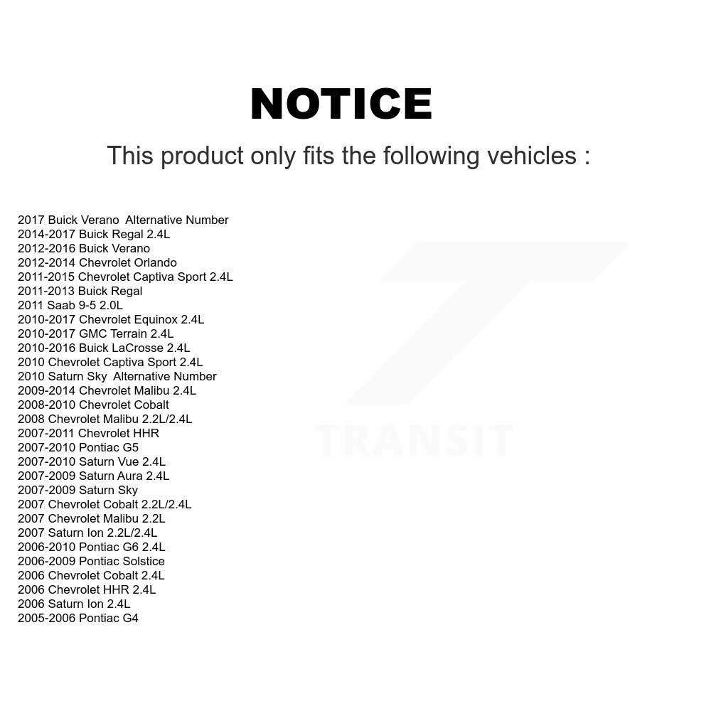 Ignition Coil (2 Pack) For Chevrolet Equinox GMC Terrain Cobalt Malibu Buick Pontiac G5 KMP-100098 - Image 2