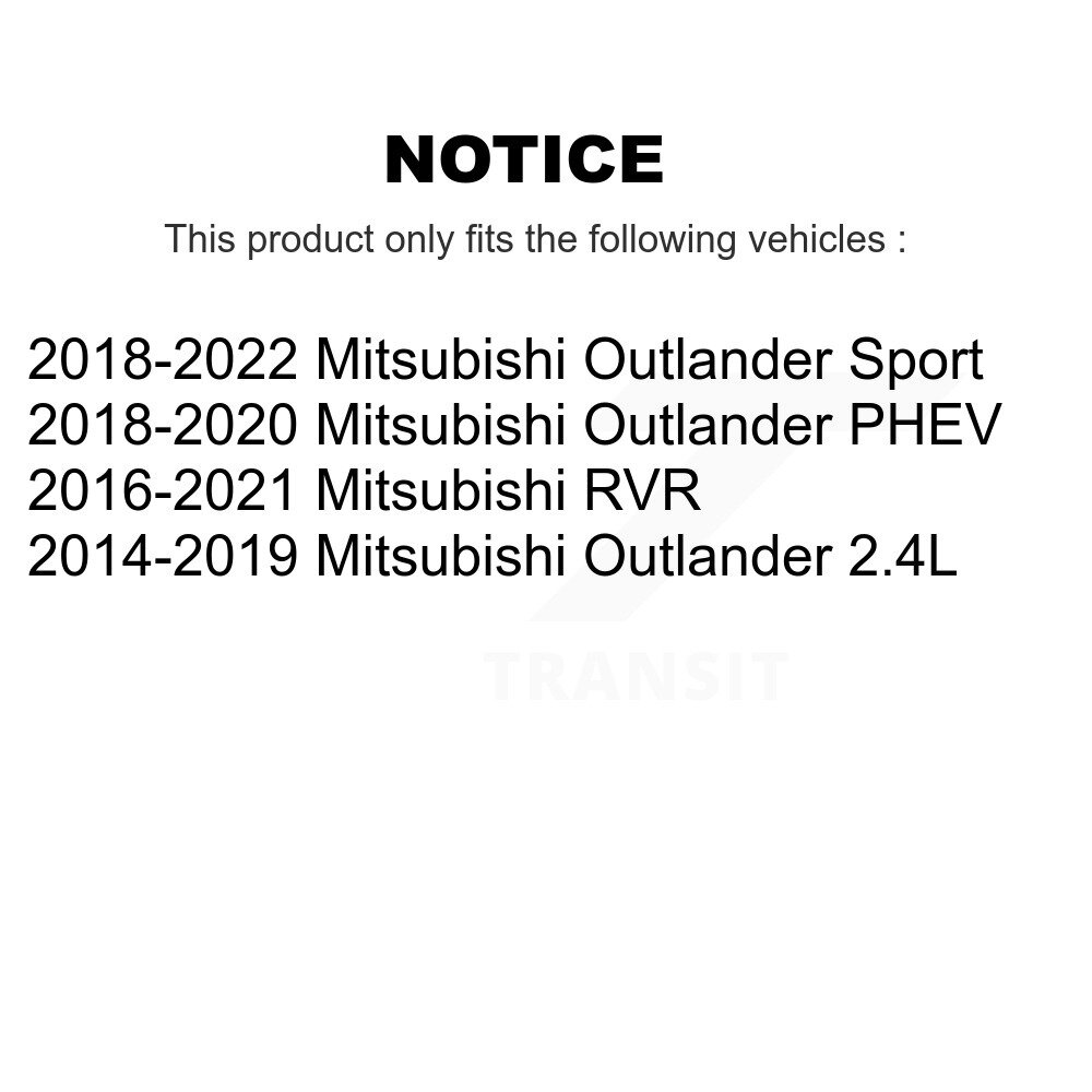 Ignition Coil (2 Pack) For Mitsubishi Outlander RVR PHEV Sport KMP-100169 - Image 2