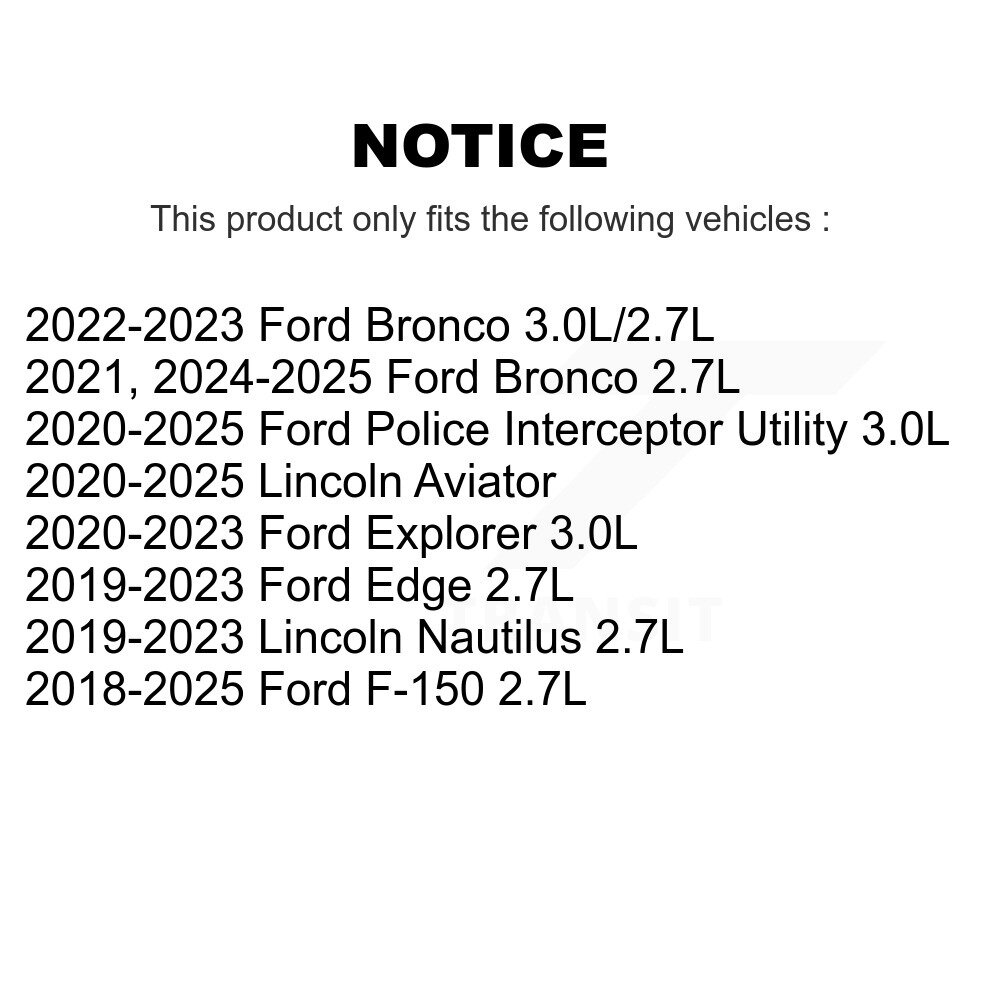 Ignition Coil (3 Pack) For Ford F-150 Edge Explorer Lincoln Nautilus Aviator Police KMP-100230 - Image 2