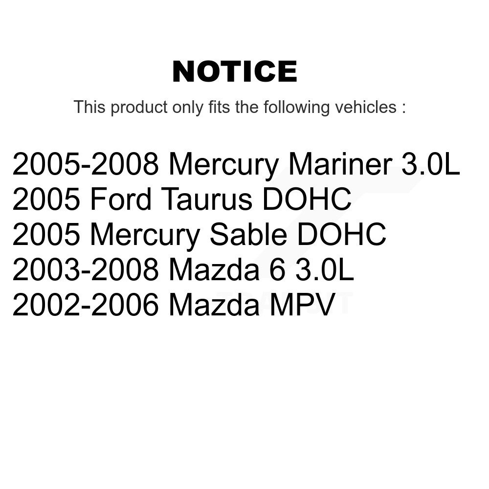 Ignition Coil (3 Pack) For Mazda 6 MPV Ford Taurus Mercury Mariner Sable KMP-100269 - Image 2
