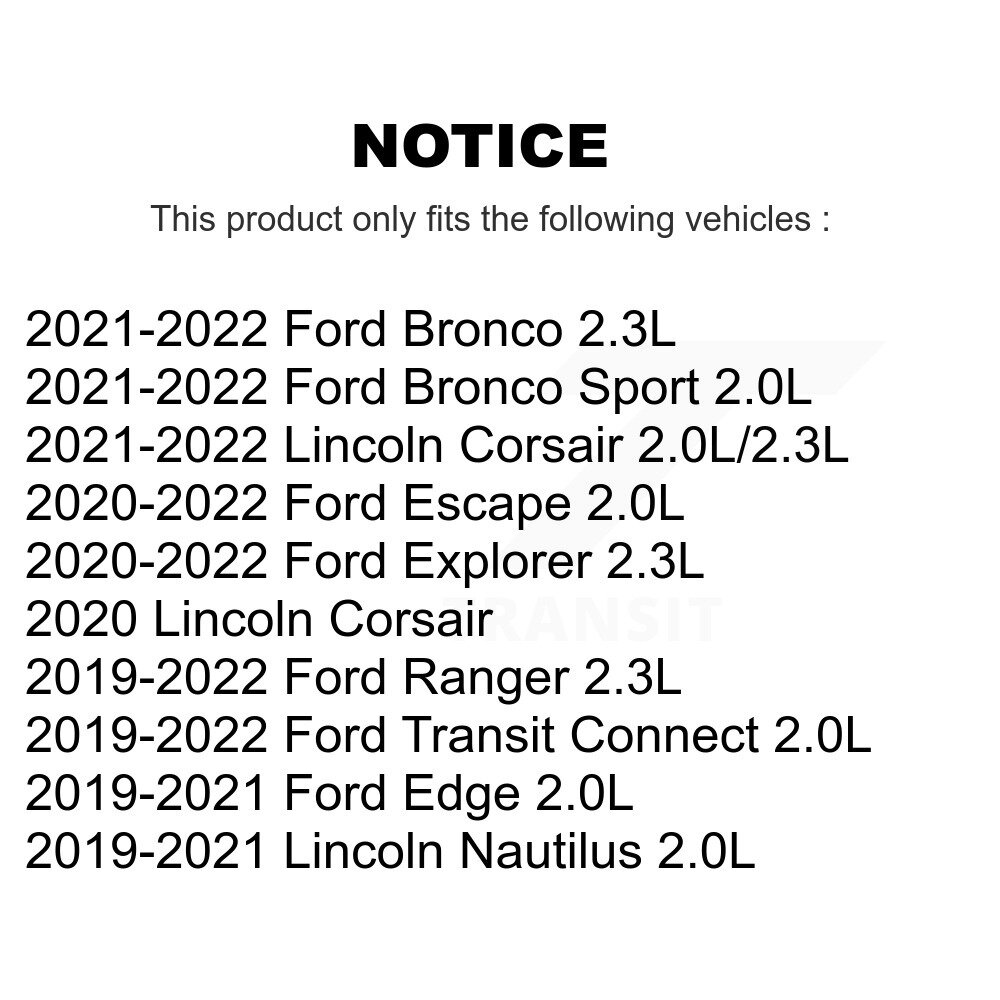 Ignition Coil (3 Pack) For Ford Escape Explorer Edge Ranger Bronco Sport Lincoln Transit KMP-100356 - Image 2
