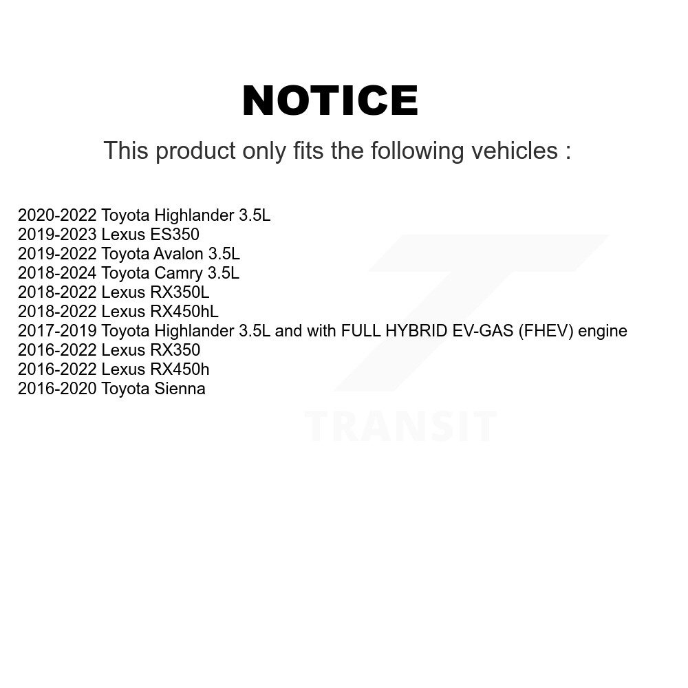 Ignition Coil (4 Pack) For Toyota Highlander Camry Sienna Lexus RX350 RX450h ES350 Prius KMP-100368 - Image 2