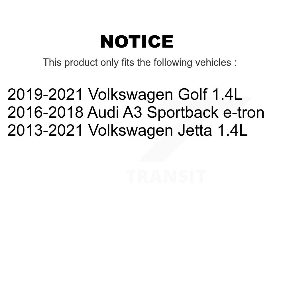 Ignition Coil (4 Pack) For Volkswagen Jetta Golf R Audi A3 Sportback e-tron KMP-100432 - Image 2
