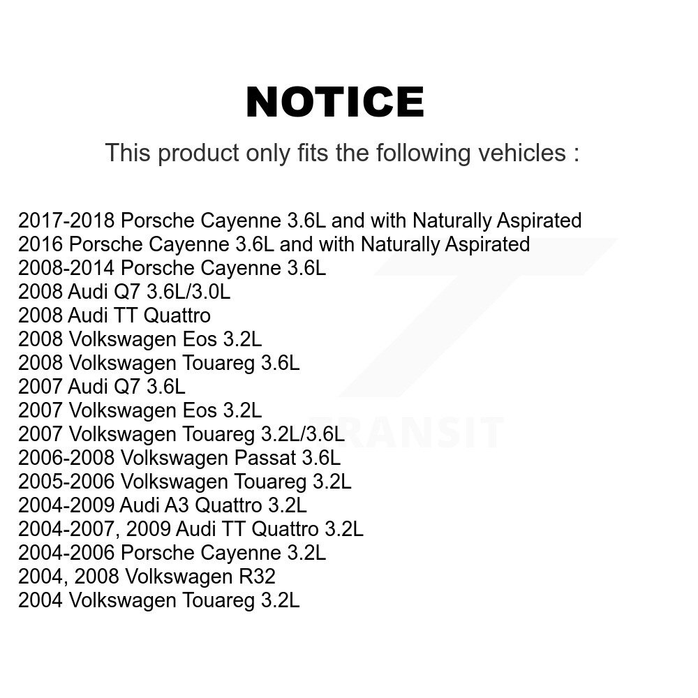 Ignition Coil (4 Pack) For Porsche Cayenne Volkswagen Audi Passat Eos Touareg Q7 TT A3 KMP-100487 - Image 2