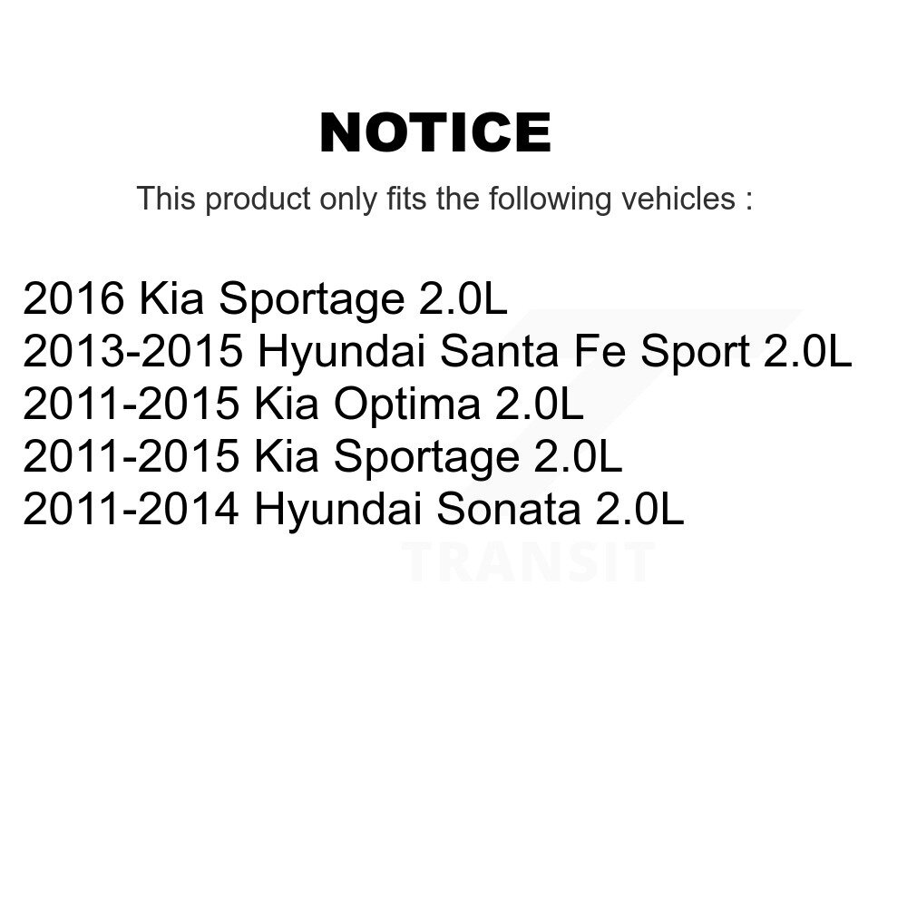 Ignition Coil (4 Pack) For Hyundai Kia Santa Fe Sport Sonata Sportage Optima Rondo KMP-100504 - Image 2