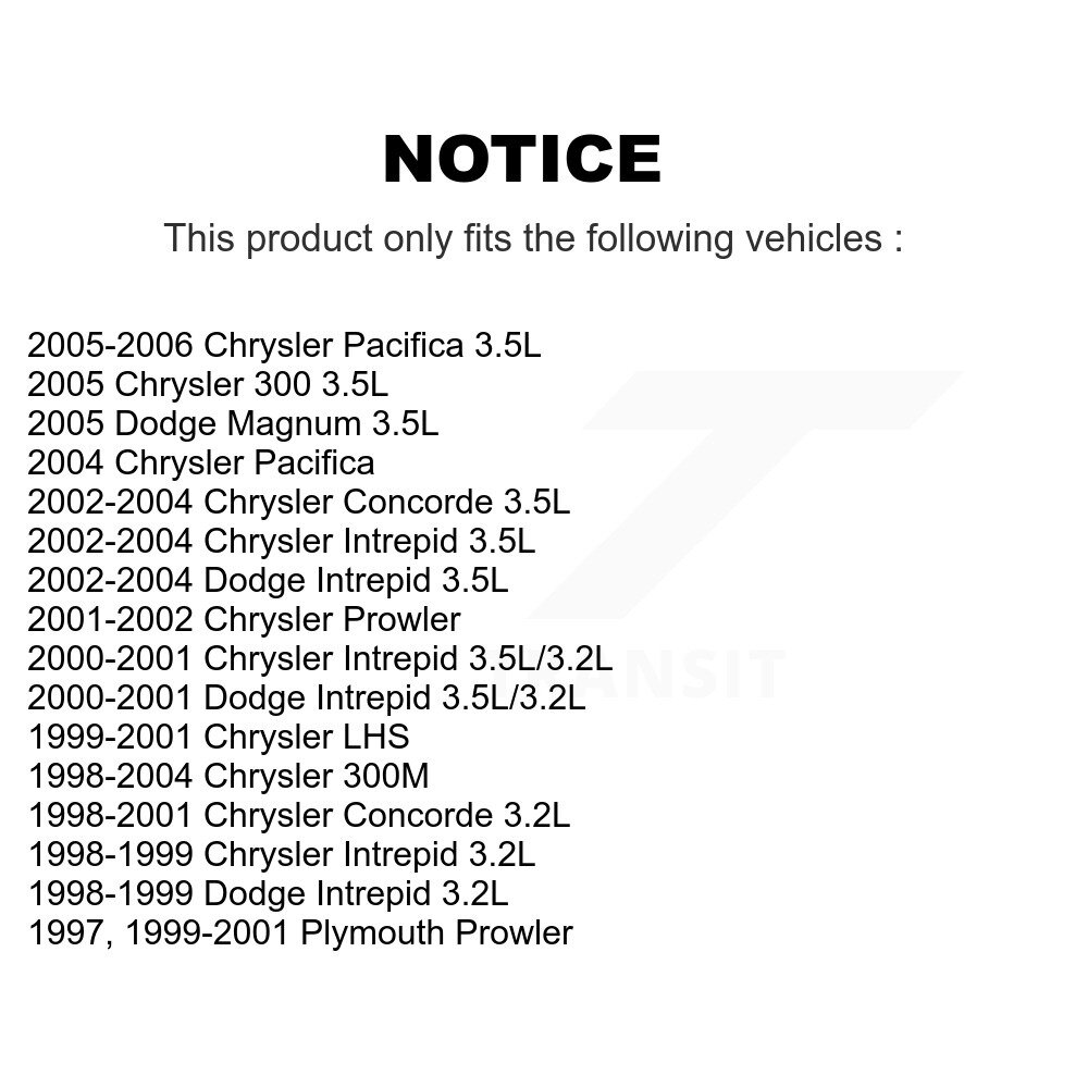 Ignition Coil (4 Pack) For Chrysler 300 Dodge Intrepid Pacifica Magnum 300M Concorde LHS KMP-100516 - Image 2