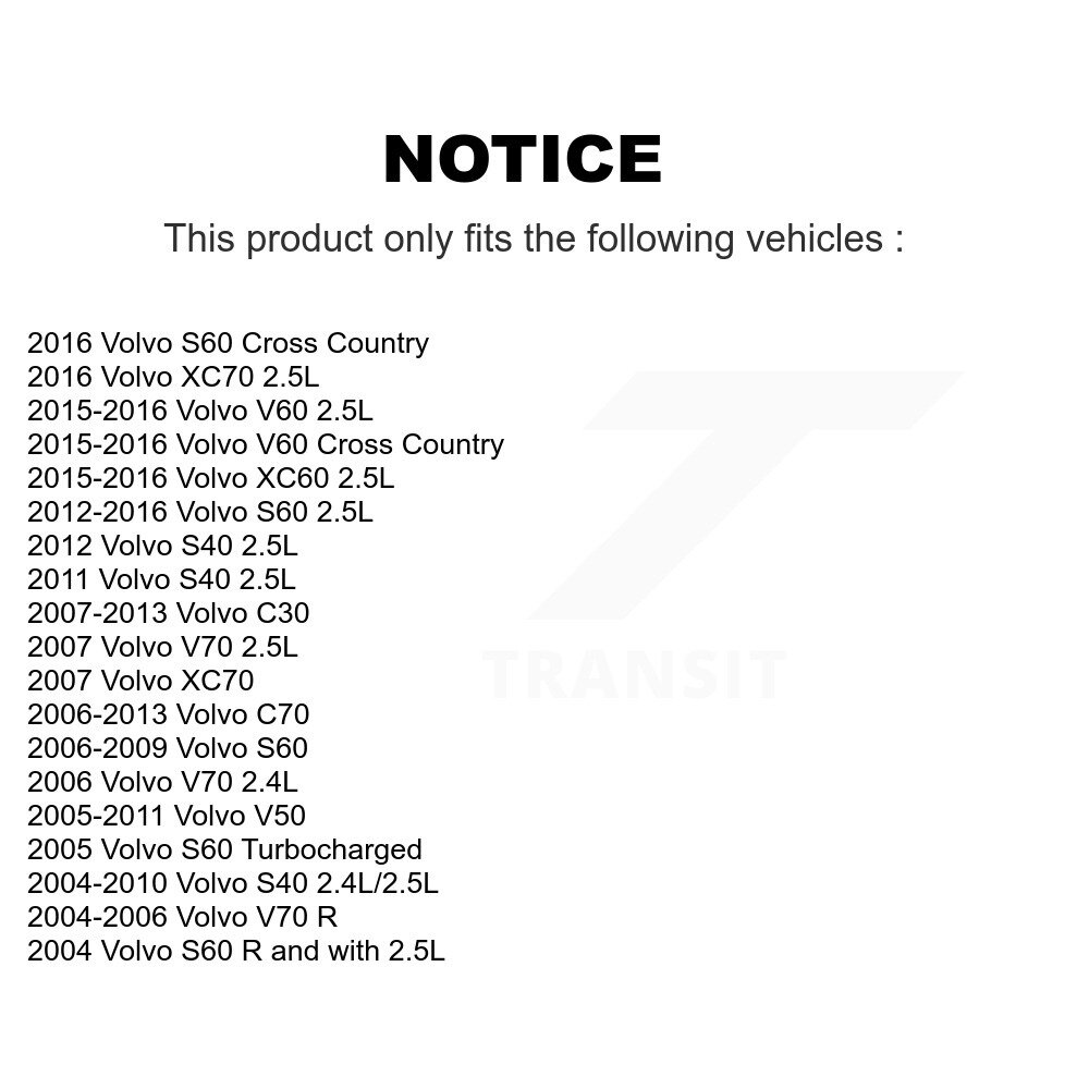 Ignition Coil (5 Pack) For Volvo S60 S40 C30 XC60 V70 V50 C70 V60 XC70 Cross Country KMP-100674 - Image 2