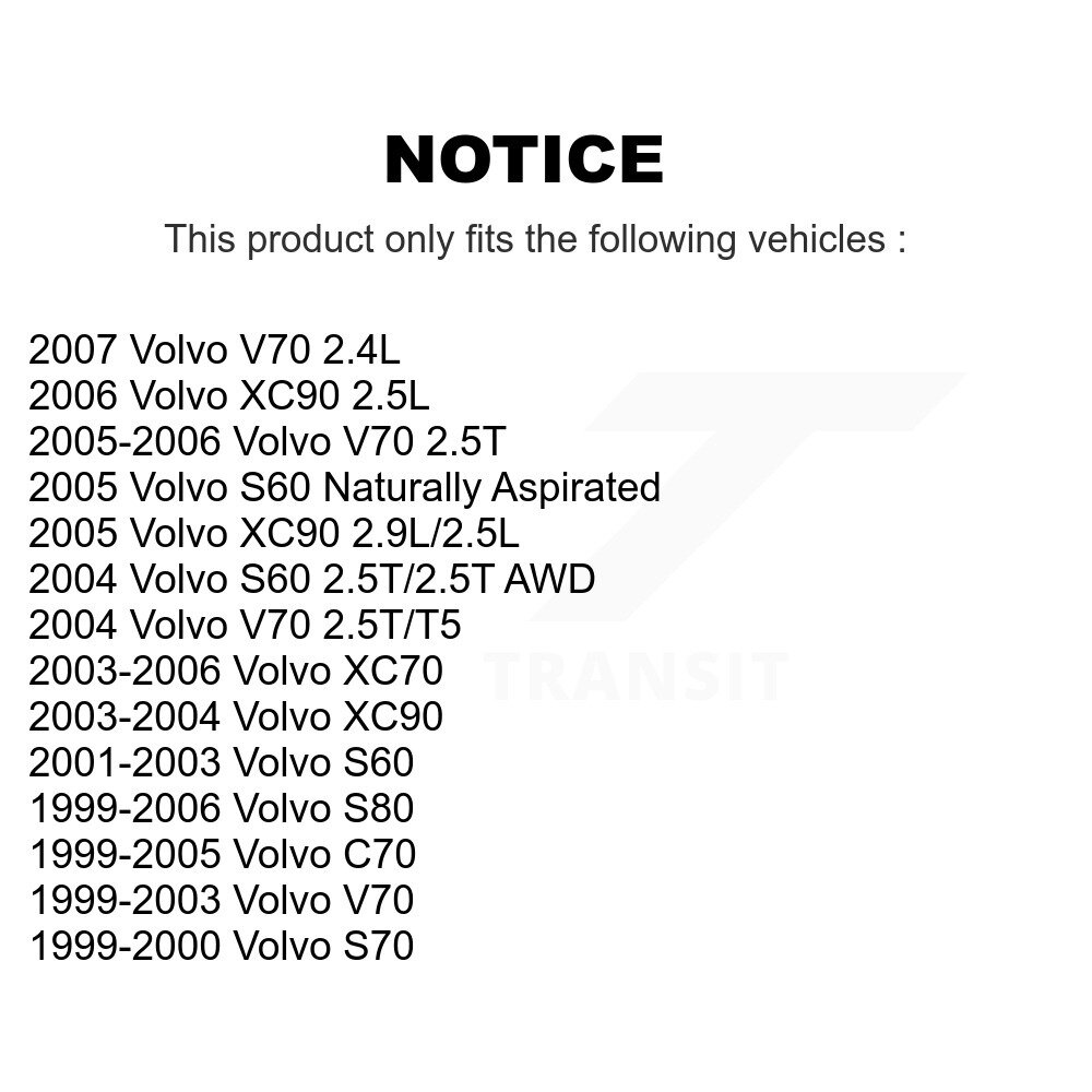 Ignition Coil (5 Pack) For Volvo V70 XC70 S60 XC90 S80 S70 C70 KMP-100677 - Image 2