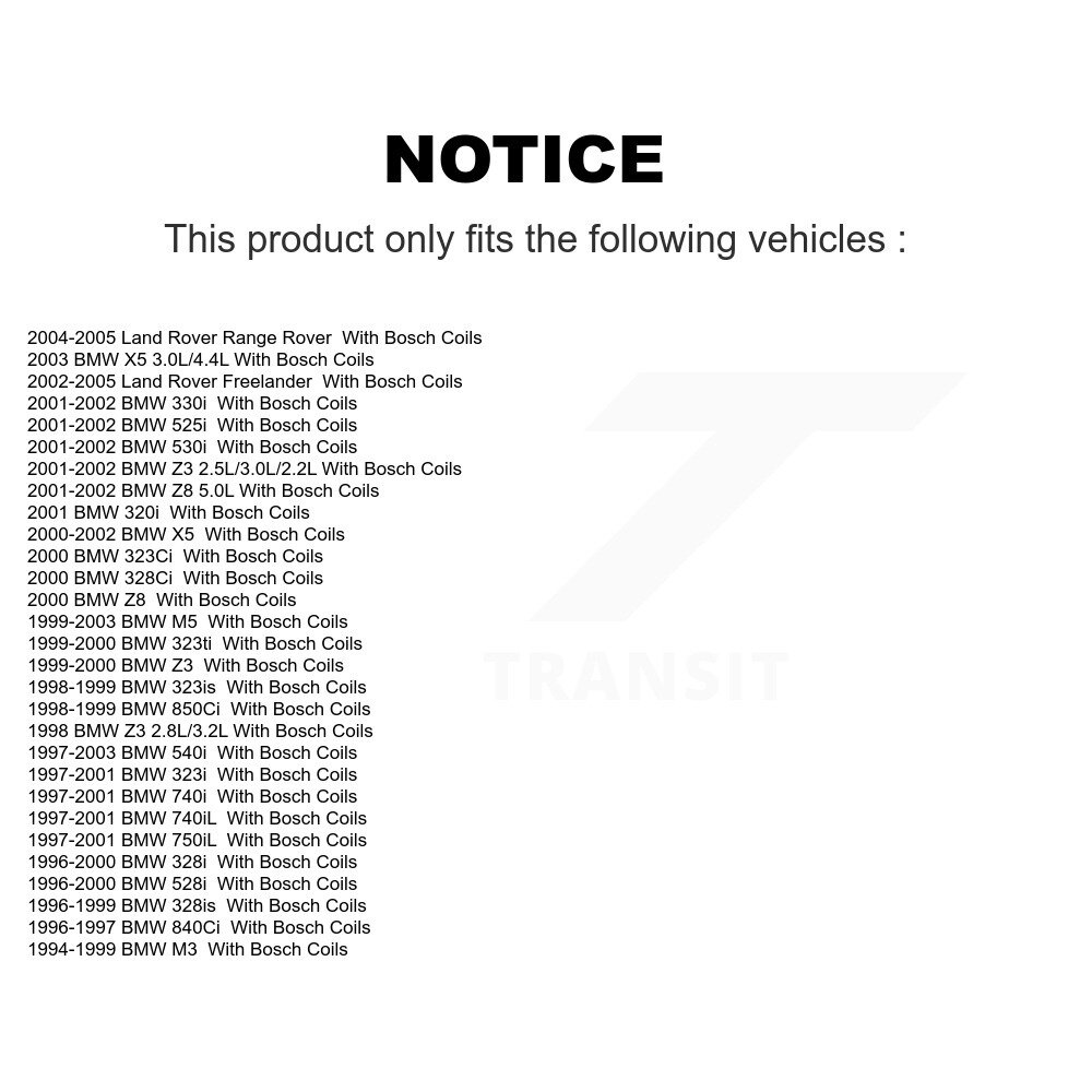 Ignition Coil (10 Pack) For BMW Z3 X5 328i 540i 323i 528i M3 330i 323Ci M5 530i Land 740i KMP-100749 - Image 2