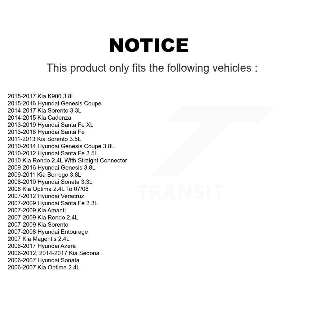 Ignition Coil (6 Pack) For Hyundai Kia Santa Fe Sorento Sonata Sedona Genesis Coupe XL KMP-100972 - Image 2
