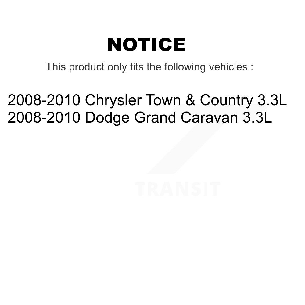 Front Left CV Axle Shaft Bearing Kit For Dodge Grand Caravan Chrysler Town & Country 3.3L KN7-100025 - Image 2