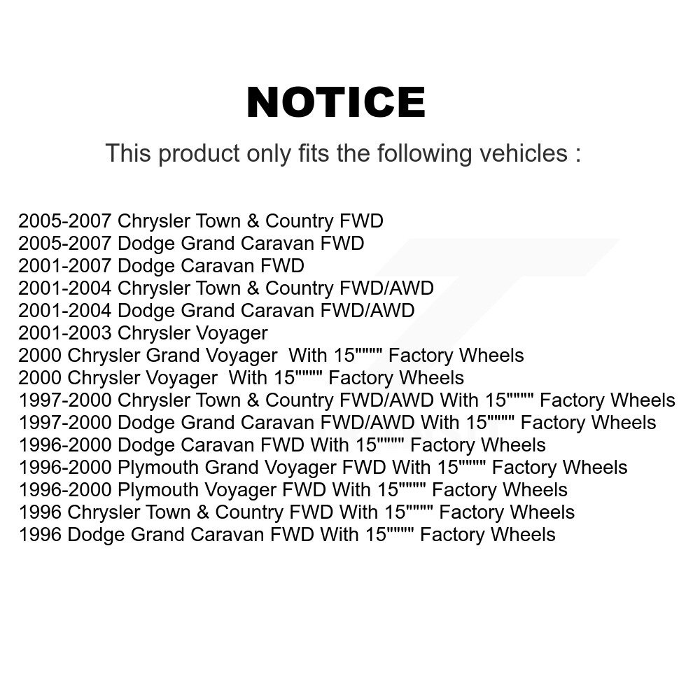 Front Left CV Axle Shaft And Bearing Kit For Dodge Grand Caravan Chrysler Town & Country KN7-100055 - Image 2