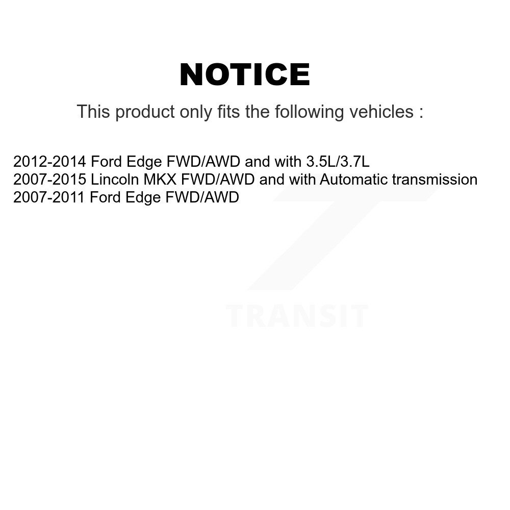 Front Left CV Axle Drive Shaft Assembly And Wheel Bearing Kit For Ford Edge Lincoln MKX KN7-100153 - Image 2