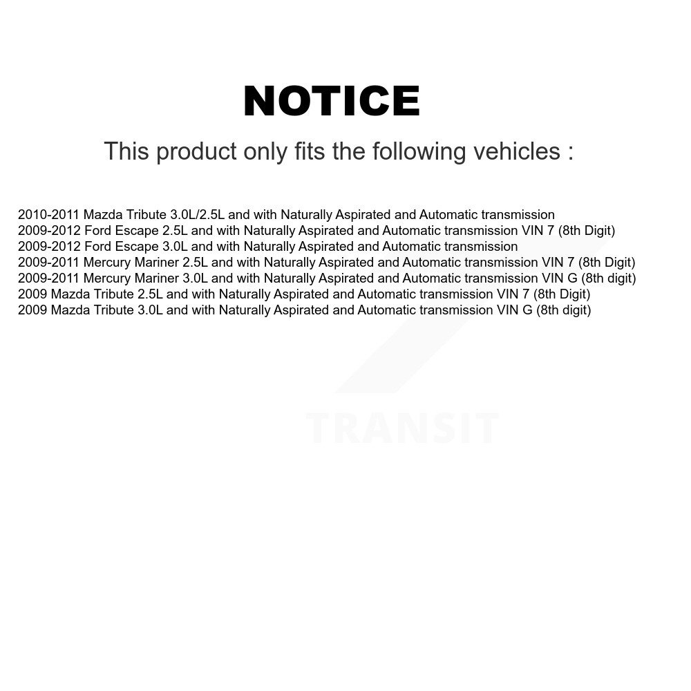 Front Left CV Axle Drive And Bearing Kit For Ford Escape Mazda Tribute Mercury Mariner KN7-100167 - Image 2