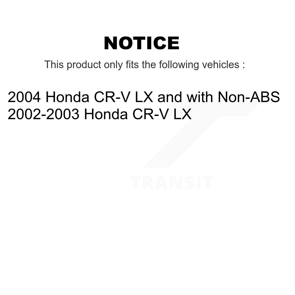 Front Left CV Axle Drive Shaft Complete Assembly And Wheel Bearing Kit For Honda CR-V KN7-100191 - Image 2