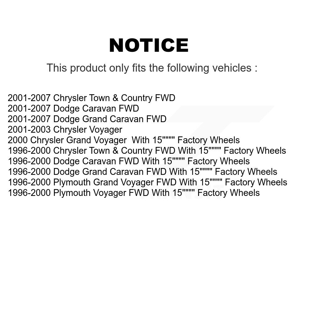 Front Right CV Axle Shaft And Bearing Kit For Dodge Grand Caravan Chrysler Town & Country KN7-100231 - Image 2