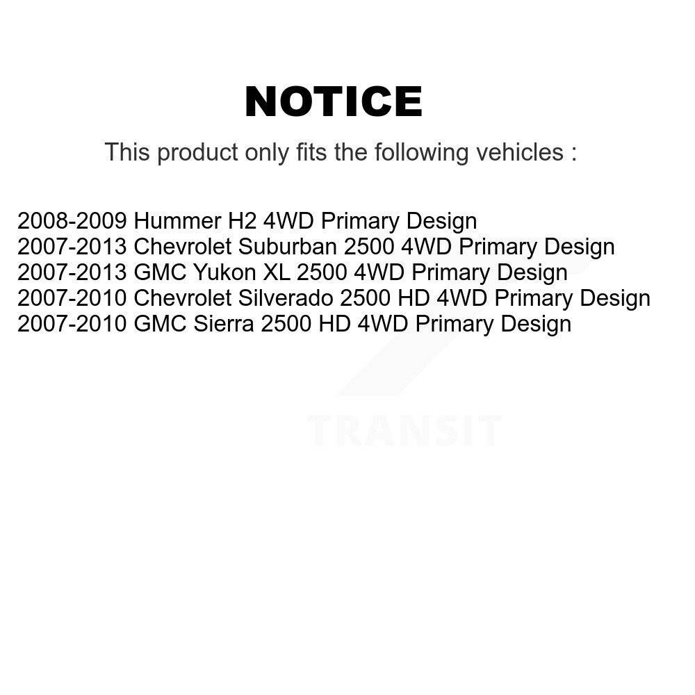 Front Right CV Axle Shaft Bearing Kit For Chevrolet GMC Sierra 2500 HD Silverado Suburban KN7-100253 - Image 2