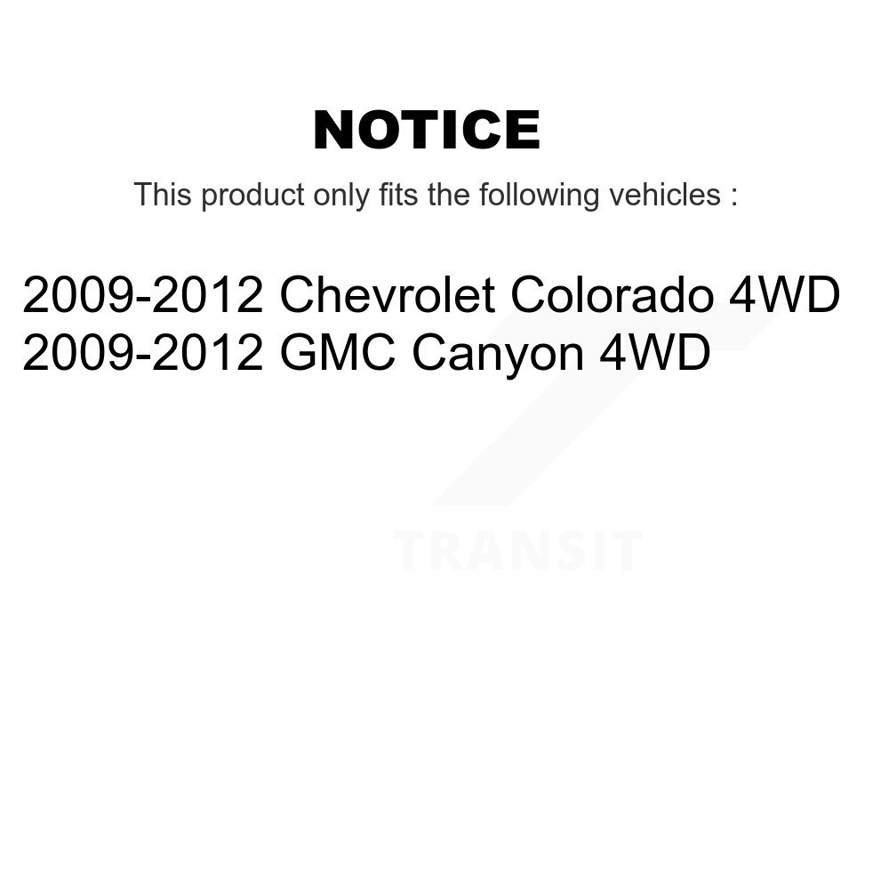 Front Right CV Axle Shaft And Bearing Kit For 2009-2012 Chevrolet Colorado GMC Canyon 4WD KN7-100256 - Image 2