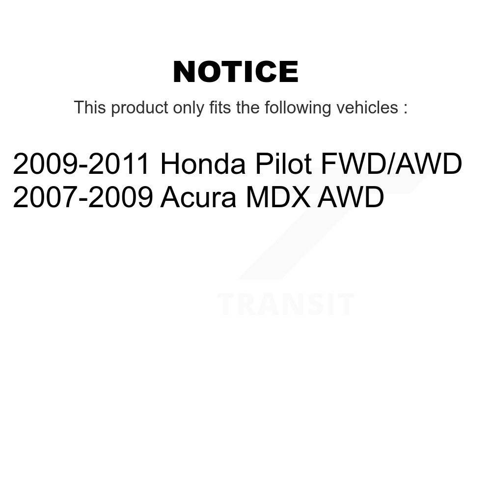 Front Right CV Axle Drive Shaft And Hub Bearing Assembly Kit For Acura MDX Honda Pilot KN7-100279 - Image 2