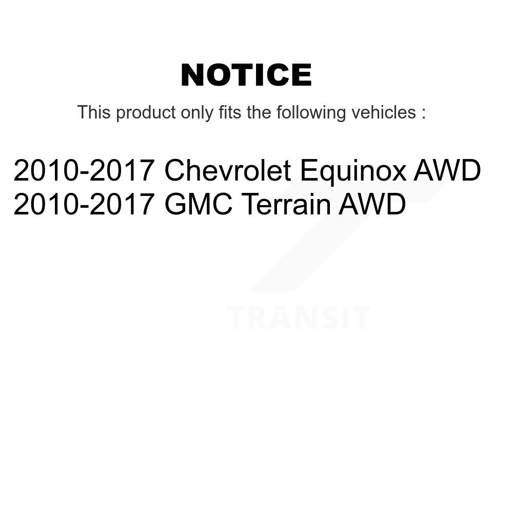 Rear Right CV Axle Shaft And Bearing Kit For 2010-2017 Chevrolet Equinox GMC Terrain AWD KN7-100732 - Image 2