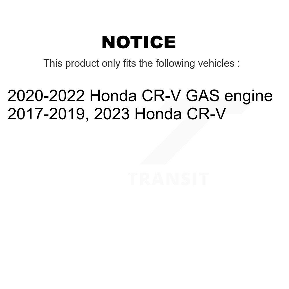 Front Rear Ceramic Disc Brake Pads Kit For Honda CR-V KNF-100410 - Image 2