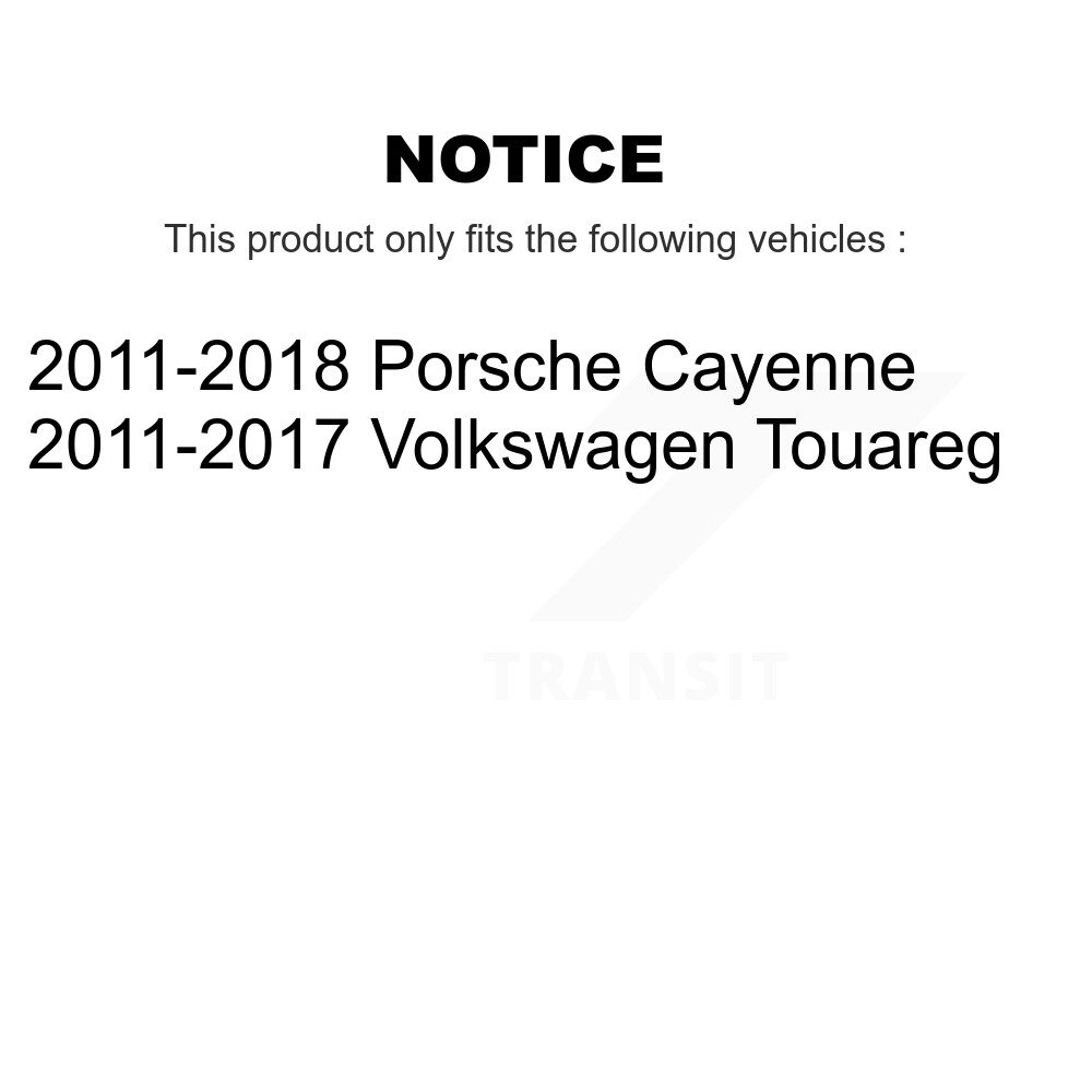 Rear Parking Brake Shoes With Hardware Kit For Volkswagen Touareg Porsche Cayenne KNH-100012 - Image 2