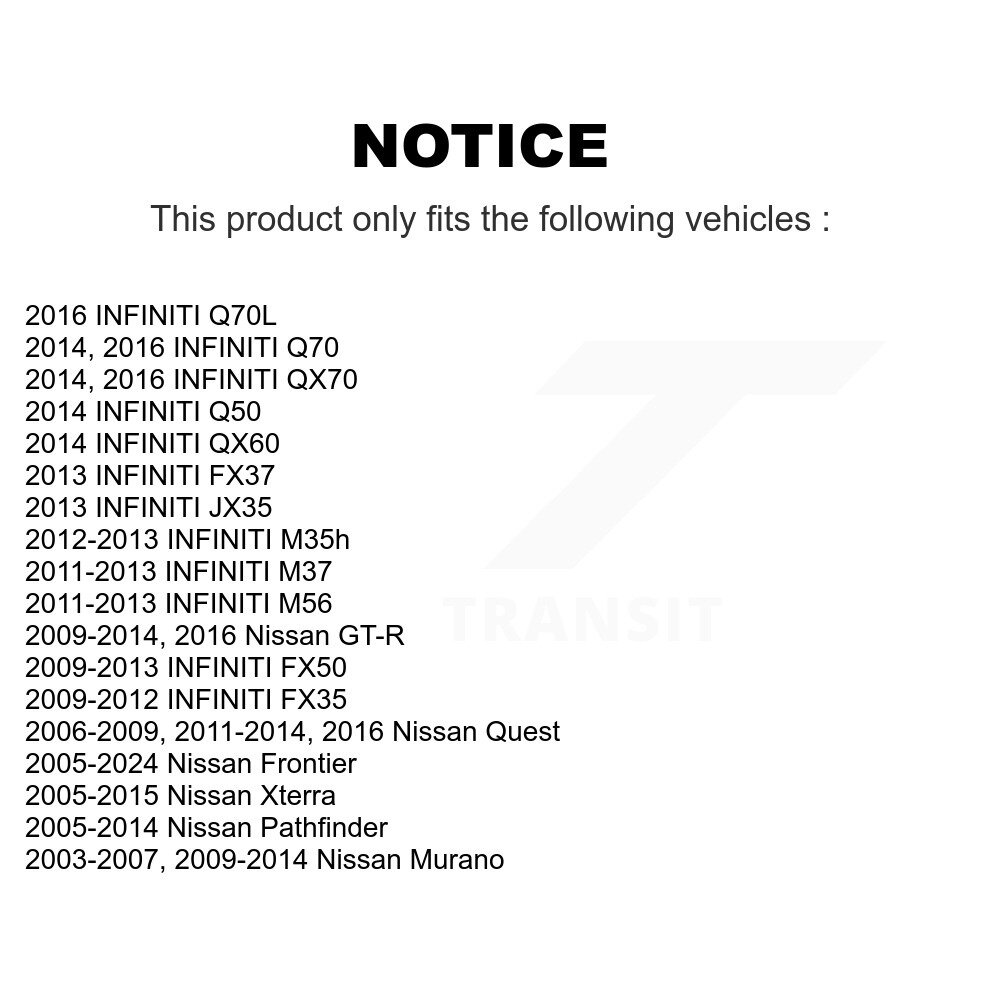 Rear Parking Brake Shoes Hardware Kit For Nissan Frontier Murano Pathfinder INFINITI QX60 KNH-100075 - Image 2
