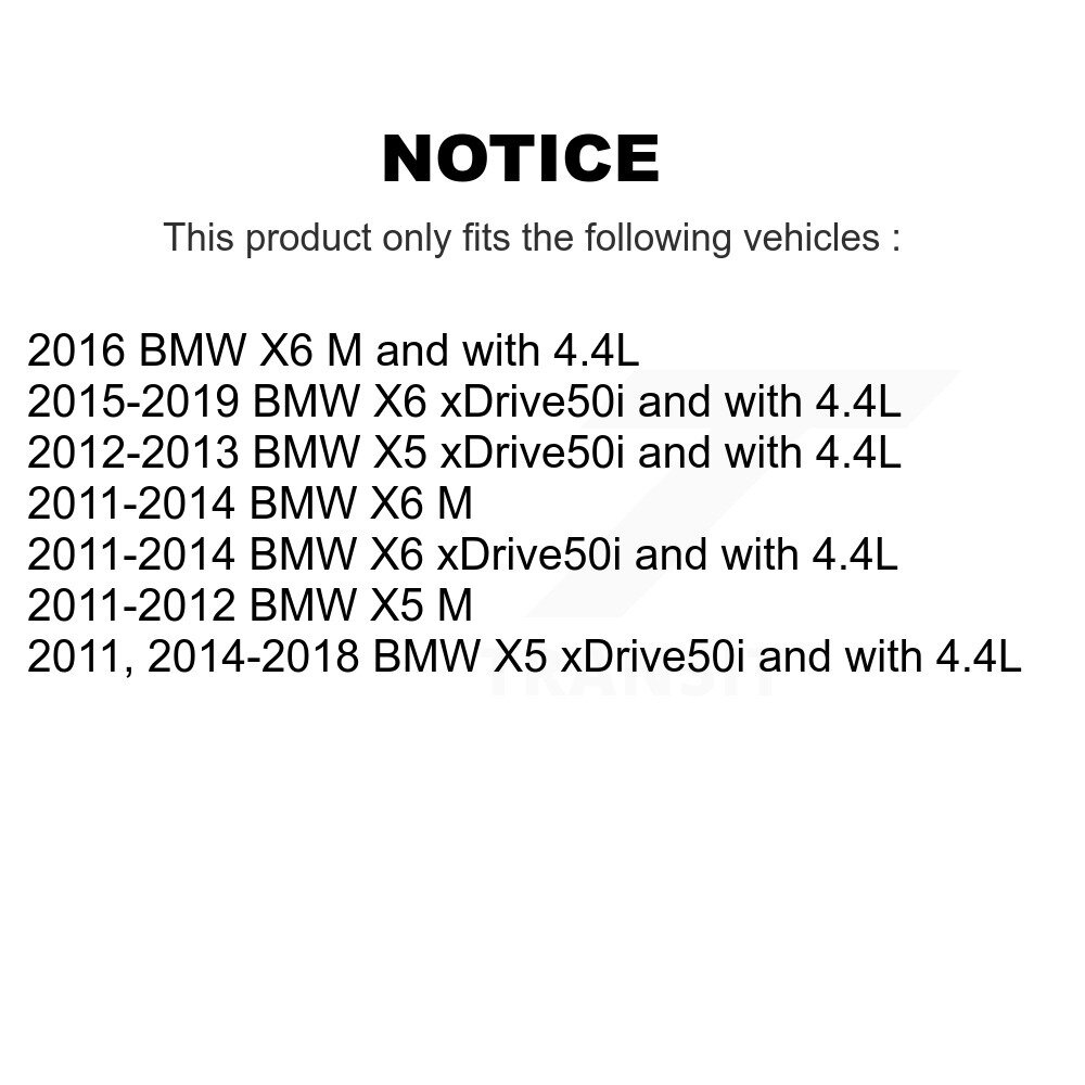 Rear Ceramic Disc Brake Pads And Wear Sensors Kit For BMW X5 X6 KNW-100932 - Image 2