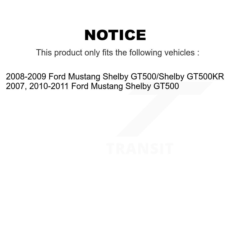 Front Rear Semi-Metallic Brake Pads Kit For Ford Mustang KPF-100003 - Image 2
