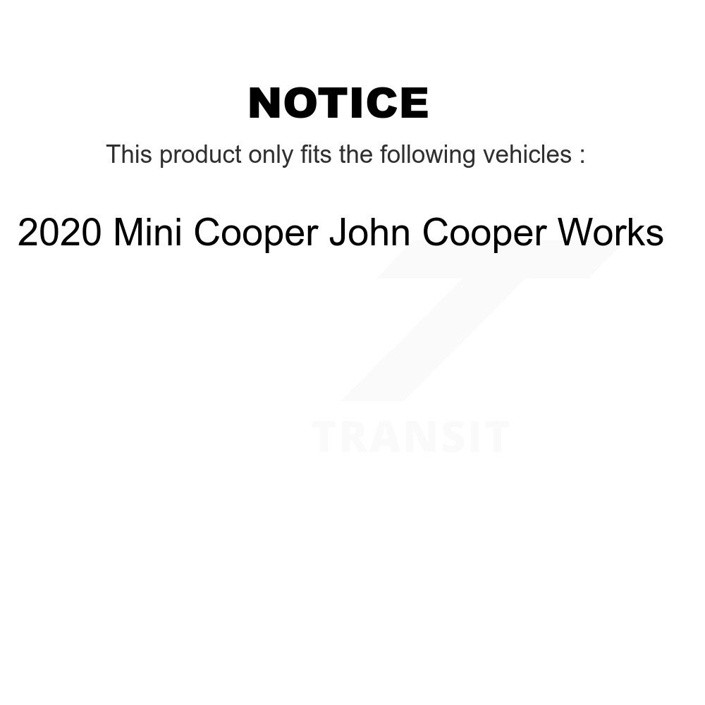 Front Semi-Metallic Disc Brake Pad Wear Sensor Kit For 2020 Mini Cooper John Works KPW-100831 - Image 2