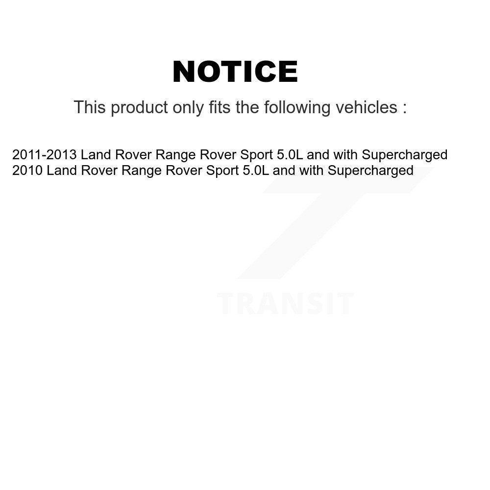 Rear Semi-Metallic Disc Brake Pads And Wear Sensors Kit For Land Rover Range Sport KPW-101231 - Image 2