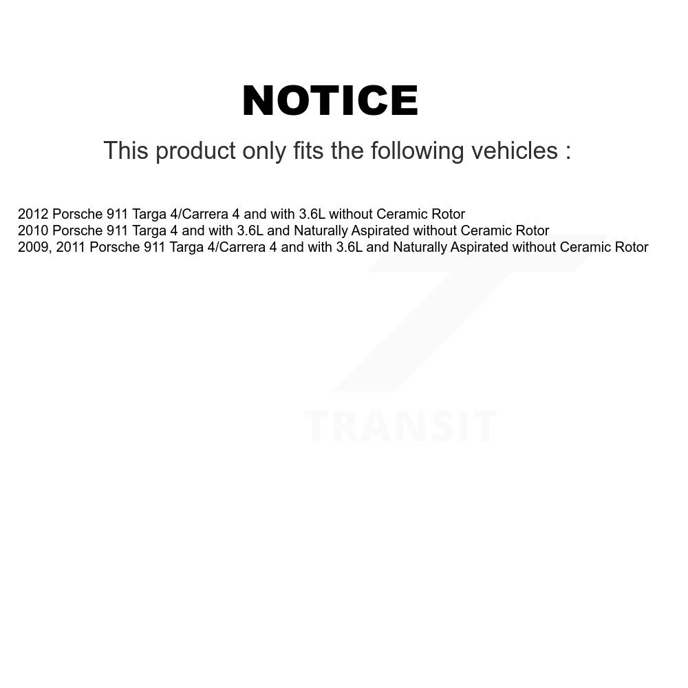 Front Brake Pads Wear Sensor (2 Pack) For Porsche 911 without Ceramic Rotor KSE-100004 - Image 2