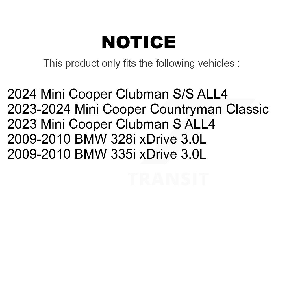 Front Brake Pads Wear Sensor (2 Pack) For BMW 328i xDrive Mini Cooper Countryman 335i KSE-100024 - Image 2