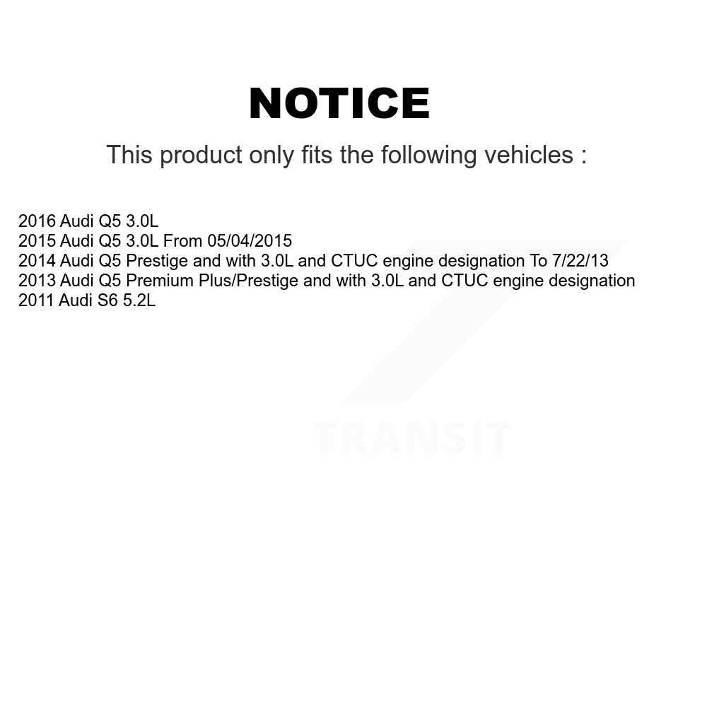 Front Brake Pads Wear Sensor (2 Pack) For Audi Q5 S6 KSE-100031 - Image 2