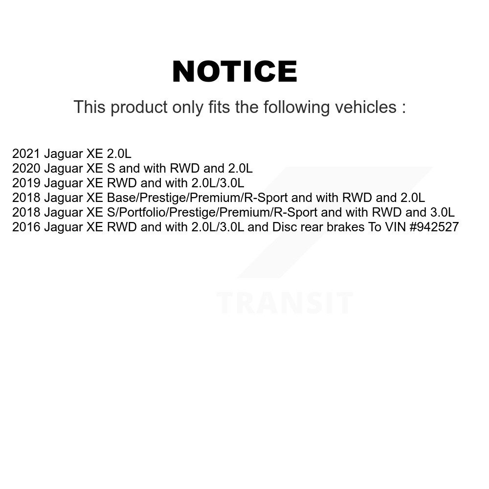 Front Brake Pads Wear Sensor (2 Pack) For Jaguar XE KSE-100060 - Image 2