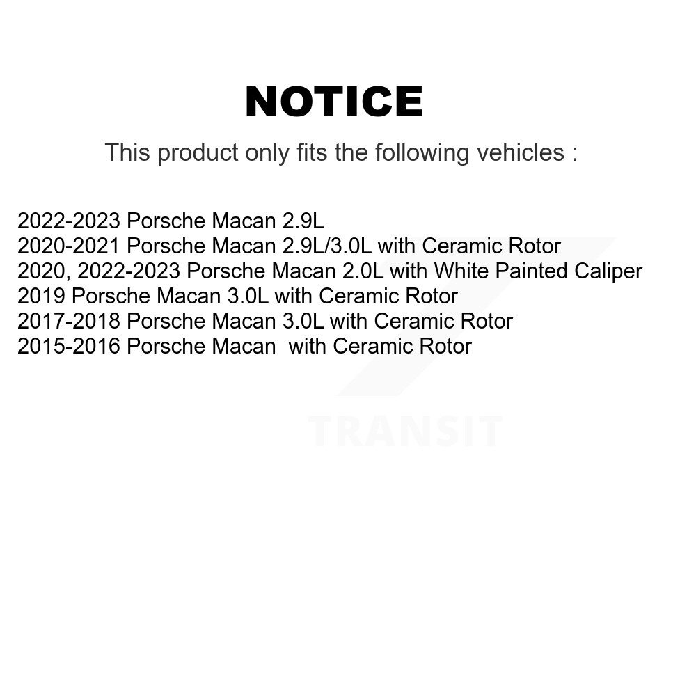 Front Brake Pads Wear Sensor (2 Pack) For Porsche Macan KSE-100068 - Image 2